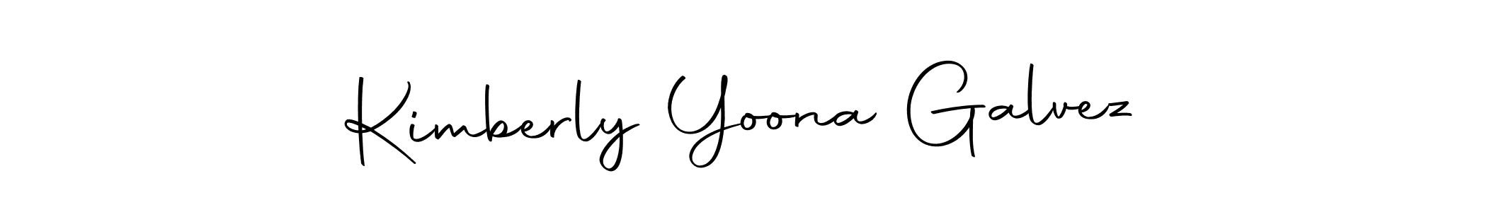 Make a beautiful signature design for name Kimberly Yoona Galvez. Use this online signature maker to create a handwritten signature for free. Kimberly Yoona Galvez signature style 10 images and pictures png