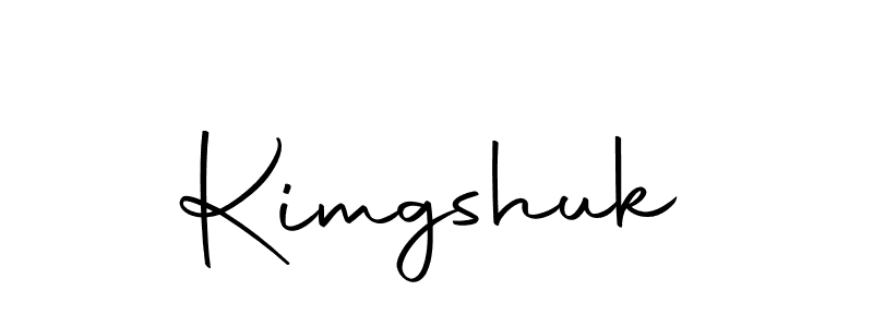 Design your own signature with our free online signature maker. With this signature software, you can create a handwritten (Autography-DOLnW) signature for name Kimgshuk. Kimgshuk signature style 10 images and pictures png