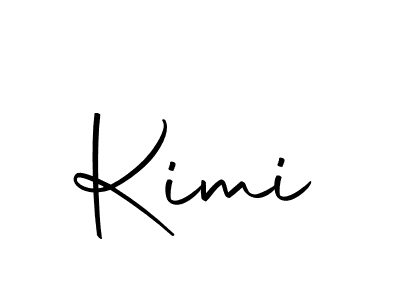 Use a signature maker to create a handwritten signature online. With this signature software, you can design (Autography-DOLnW) your own signature for name Kimi. Kimi signature style 10 images and pictures png