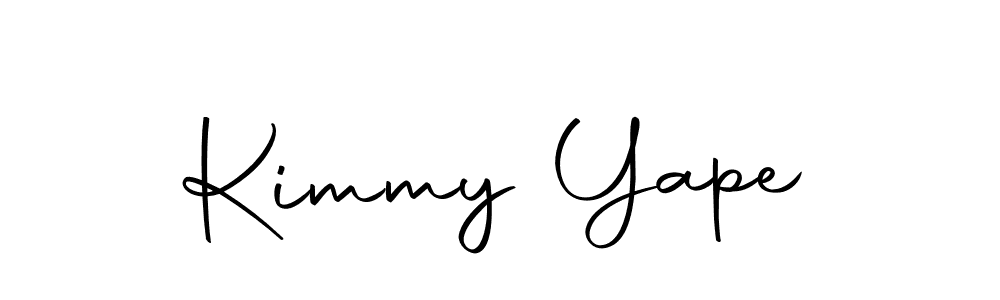 Here are the top 10 professional signature styles for the name Kimmy Yape. These are the best autograph styles you can use for your name. Kimmy Yape signature style 10 images and pictures png