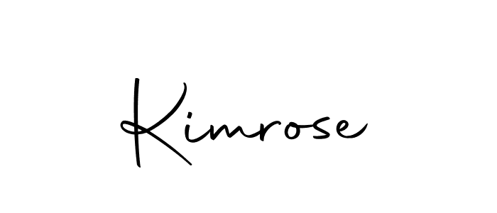 Kimrose stylish signature style. Best Handwritten Sign (Autography-DOLnW) for my name. Handwritten Signature Collection Ideas for my name Kimrose. Kimrose signature style 10 images and pictures png