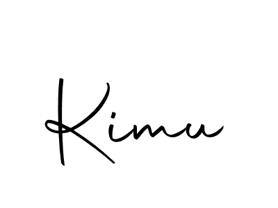 Make a beautiful signature design for name Kimu. With this signature (Autography-DOLnW) style, you can create a handwritten signature for free. Kimu signature style 10 images and pictures png