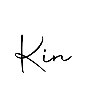 Design your own signature with our free online signature maker. With this signature software, you can create a handwritten (Autography-DOLnW) signature for name Kin. Kin signature style 10 images and pictures png