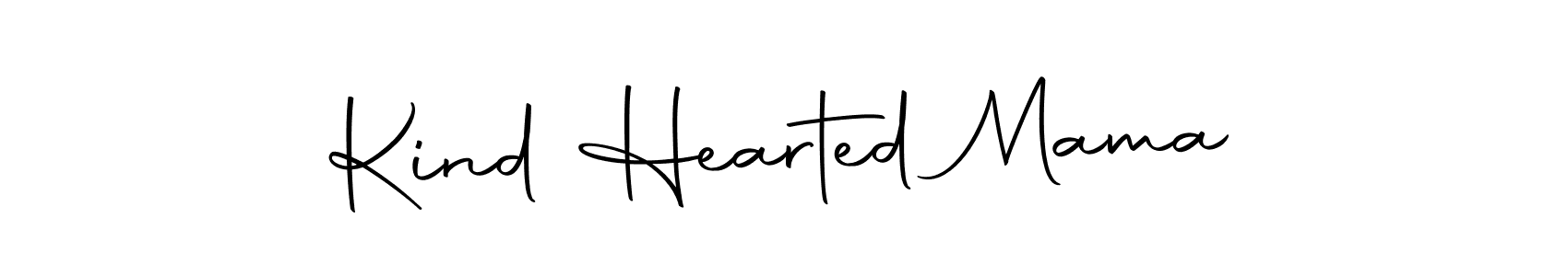 Kind Hearted Mama stylish signature style. Best Handwritten Sign (Autography-DOLnW) for my name. Handwritten Signature Collection Ideas for my name Kind Hearted Mama. Kind Hearted Mama signature style 10 images and pictures png