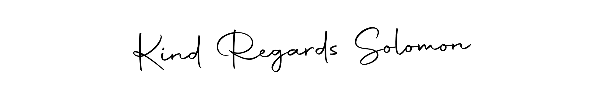 Make a beautiful signature design for name Kind Regards Solomon. Use this online signature maker to create a handwritten signature for free. Kind Regards Solomon signature style 10 images and pictures png