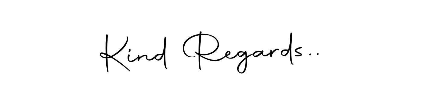 Make a beautiful signature design for name Kind Regards... With this signature (Autography-DOLnW) style, you can create a handwritten signature for free. Kind Regards.. signature style 10 images and pictures png