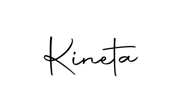 How to make Kineta name signature. Use Autography-DOLnW style for creating short signs online. This is the latest handwritten sign. Kineta signature style 10 images and pictures png