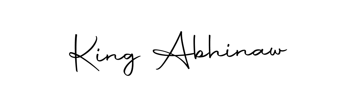Make a beautiful signature design for name King Abhinaw. Use this online signature maker to create a handwritten signature for free. King Abhinaw signature style 10 images and pictures png