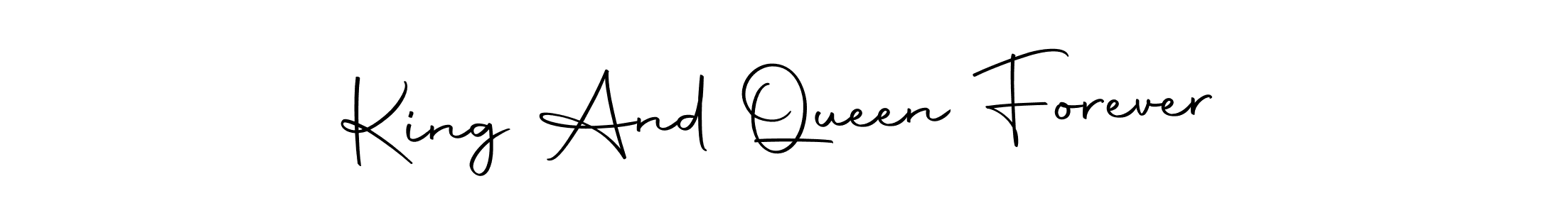 This is the best signature style for the King And Queen Forever name. Also you like these signature font (Autography-DOLnW). Mix name signature. King And Queen Forever signature style 10 images and pictures png