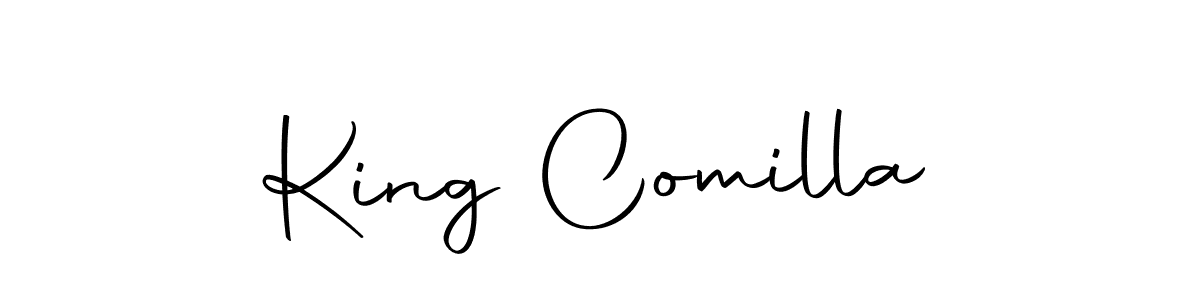 King Comilla stylish signature style. Best Handwritten Sign (Autography-DOLnW) for my name. Handwritten Signature Collection Ideas for my name King Comilla. King Comilla signature style 10 images and pictures png