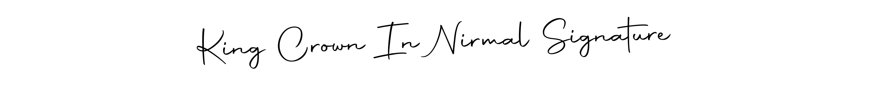 See photos of King Crown In Nirmal Signature official signature by Spectra . Check more albums & portfolios. Read reviews & check more about Autography-DOLnW font. King Crown In Nirmal Signature signature style 10 images and pictures png