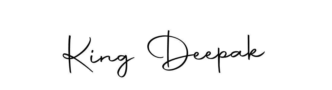 Also we have King Deepak name is the best signature style. Create professional handwritten signature collection using Autography-DOLnW autograph style. King Deepak signature style 10 images and pictures png