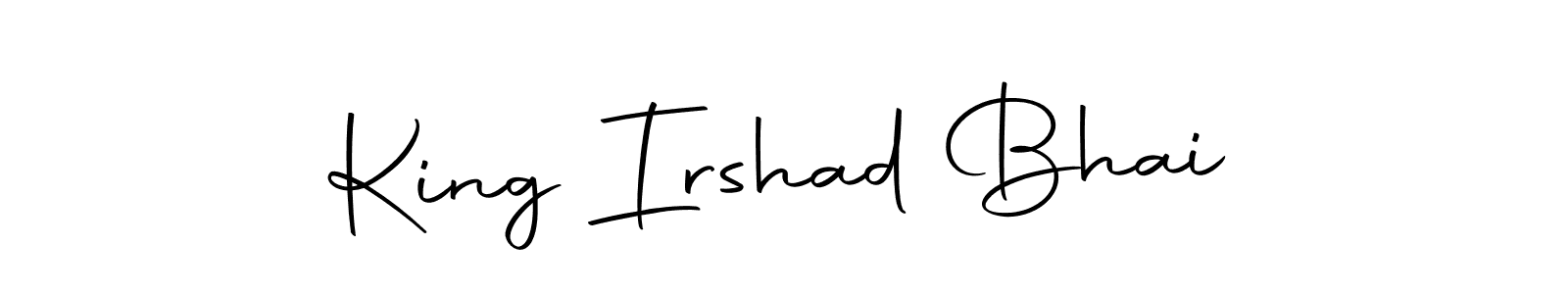 Autography-DOLnW is a professional signature style that is perfect for those who want to add a touch of class to their signature. It is also a great choice for those who want to make their signature more unique. Get King Irshad Bhai name to fancy signature for free. King Irshad Bhai signature style 10 images and pictures png