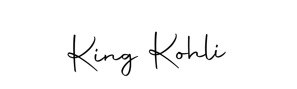 Use a signature maker to create a handwritten signature online. With this signature software, you can design (Autography-DOLnW) your own signature for name King Kohli. King Kohli signature style 10 images and pictures png