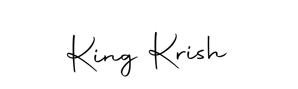 How to make King Krish signature? Autography-DOLnW is a professional autograph style. Create handwritten signature for King Krish name. King Krish signature style 10 images and pictures png