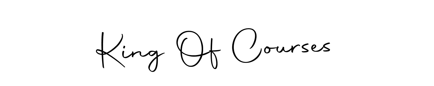Check out images of Autograph of King Of Courses name. Actor King Of Courses Signature Style. Autography-DOLnW is a professional sign style online. King Of Courses signature style 10 images and pictures png