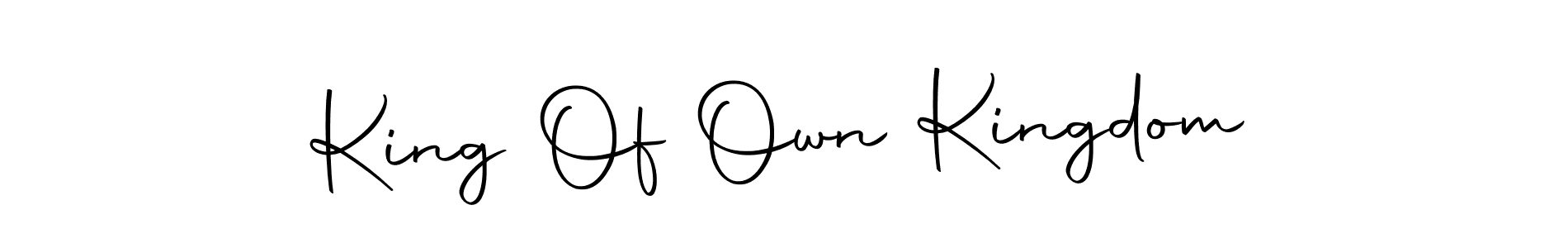 It looks lik you need a new signature style for name King Of Own Kingdom. Design unique handwritten (Autography-DOLnW) signature with our free signature maker in just a few clicks. King Of Own Kingdom signature style 10 images and pictures png