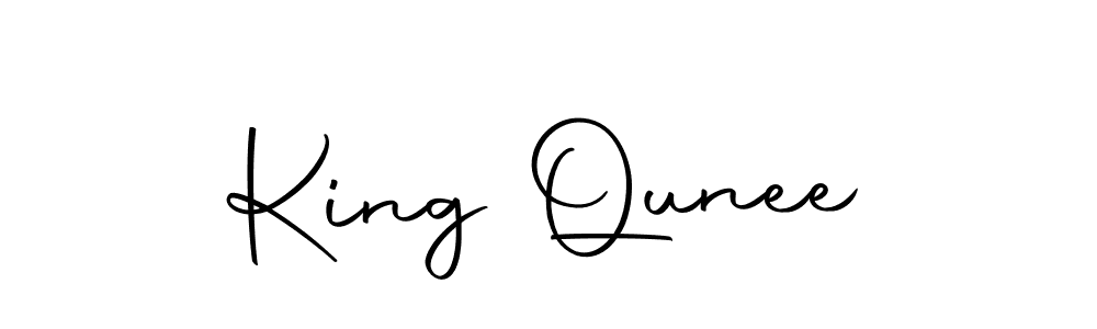Create a beautiful signature design for name King Qunee. With this signature (Autography-DOLnW) fonts, you can make a handwritten signature for free. King Qunee signature style 10 images and pictures png