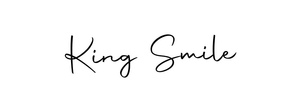 Make a short King Smile signature style. Manage your documents anywhere anytime using Autography-DOLnW. Create and add eSignatures, submit forms, share and send files easily. King Smile signature style 10 images and pictures png