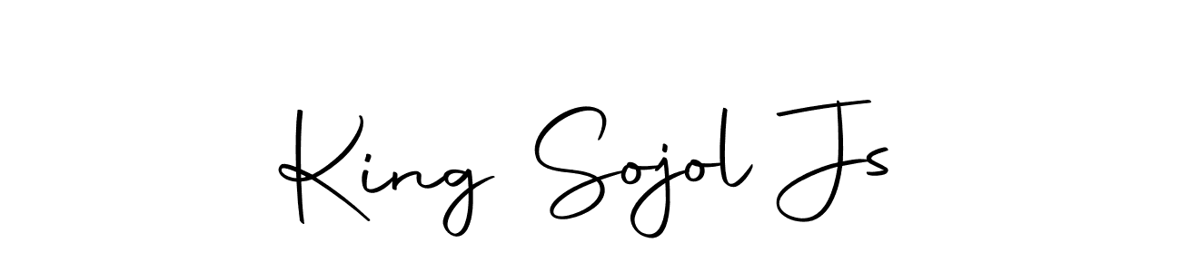 if you are searching for the best signature style for your name King Sojol Js. so please give up your signature search. here we have designed multiple signature styles  using Autography-DOLnW. King Sojol Js signature style 10 images and pictures png