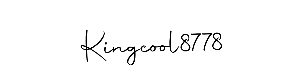 Design your own signature with our free online signature maker. With this signature software, you can create a handwritten (Autography-DOLnW) signature for name Kingcool8778. Kingcool8778 signature style 10 images and pictures png