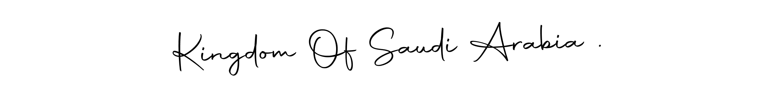 Use a signature maker to create a handwritten signature online. With this signature software, you can design (Autography-DOLnW) your own signature for name Kingdom Of Saudi Arabia .. Kingdom Of Saudi Arabia . signature style 10 images and pictures png