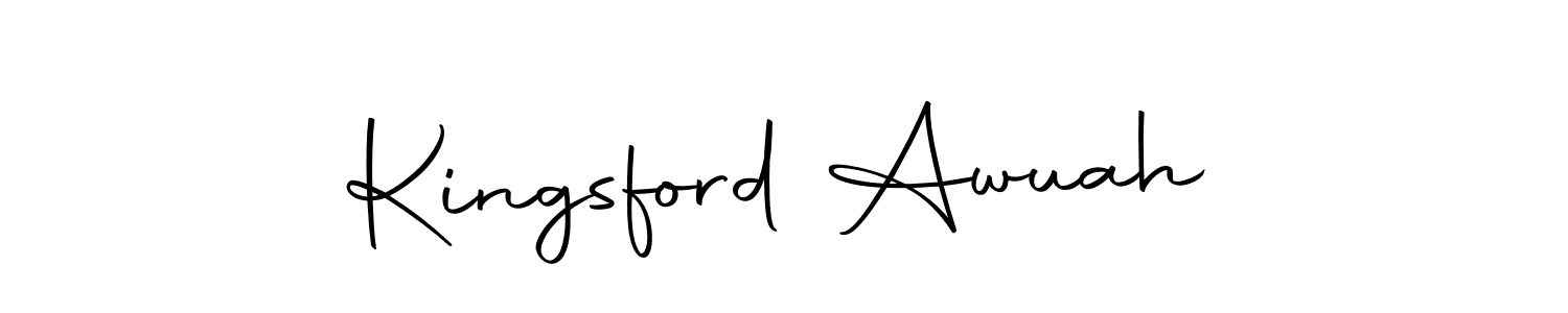 The best way (Autography-DOLnW) to make a short signature is to pick only two or three words in your name. The name Kingsford Awuah include a total of six letters. For converting this name. Kingsford Awuah signature style 10 images and pictures png