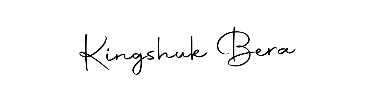 Make a beautiful signature design for name Kingshuk Bera. With this signature (Autography-DOLnW) style, you can create a handwritten signature for free. Kingshuk Bera signature style 10 images and pictures png
