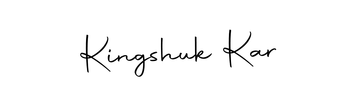 You can use this online signature creator to create a handwritten signature for the name Kingshuk Kar. This is the best online autograph maker. Kingshuk Kar signature style 10 images and pictures png
