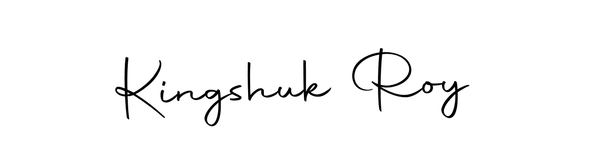 Make a beautiful signature design for name Kingshuk Roy. Use this online signature maker to create a handwritten signature for free. Kingshuk Roy signature style 10 images and pictures png