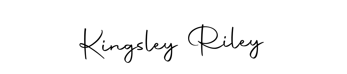 How to make Kingsley Riley signature? Autography-DOLnW is a professional autograph style. Create handwritten signature for Kingsley Riley name. Kingsley Riley signature style 10 images and pictures png