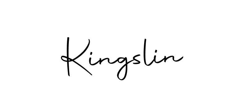 Make a beautiful signature design for name Kingslin. With this signature (Autography-DOLnW) style, you can create a handwritten signature for free. Kingslin signature style 10 images and pictures png
