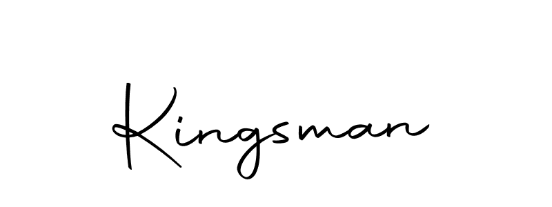Create a beautiful signature design for name Kingsman. With this signature (Autography-DOLnW) fonts, you can make a handwritten signature for free. Kingsman signature style 10 images and pictures png