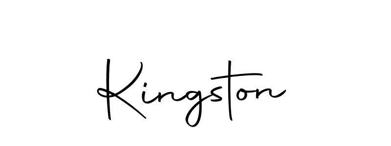 How to make Kingston signature? Autography-DOLnW is a professional autograph style. Create handwritten signature for Kingston name. Kingston signature style 10 images and pictures png