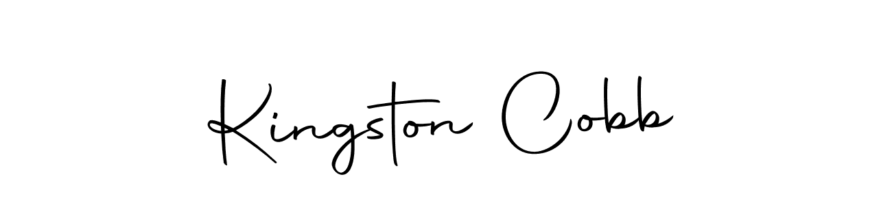 You should practise on your own different ways (Autography-DOLnW) to write your name (Kingston Cobb) in signature. don't let someone else do it for you. Kingston Cobb signature style 10 images and pictures png