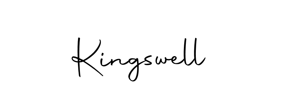 Make a short Kingswell signature style. Manage your documents anywhere anytime using Autography-DOLnW. Create and add eSignatures, submit forms, share and send files easily. Kingswell signature style 10 images and pictures png