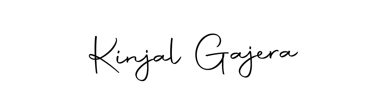 Make a beautiful signature design for name Kinjal Gajera. Use this online signature maker to create a handwritten signature for free. Kinjal Gajera signature style 10 images and pictures png