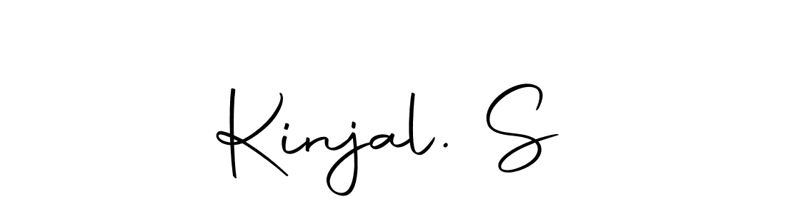 The best way (Autography-DOLnW) to make a short signature is to pick only two or three words in your name. The name Kinjal. S̱ include a total of six letters. For converting this name. Kinjal. S̱ signature style 10 images and pictures png