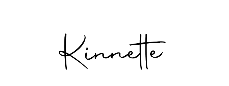 Design your own signature with our free online signature maker. With this signature software, you can create a handwritten (Autography-DOLnW) signature for name Kinnette. Kinnette signature style 10 images and pictures png