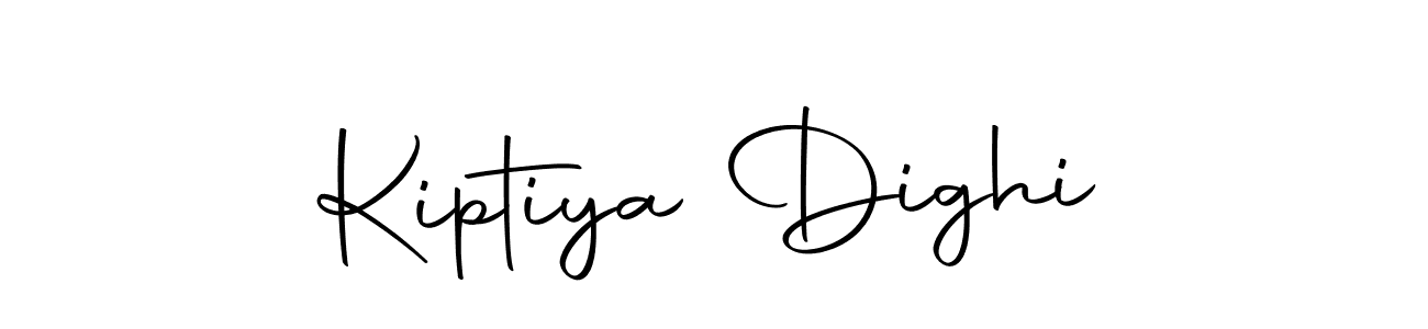 Design your own signature with our free online signature maker. With this signature software, you can create a handwritten (Autography-DOLnW) signature for name Kiptiya Dighi. Kiptiya Dighi signature style 10 images and pictures png