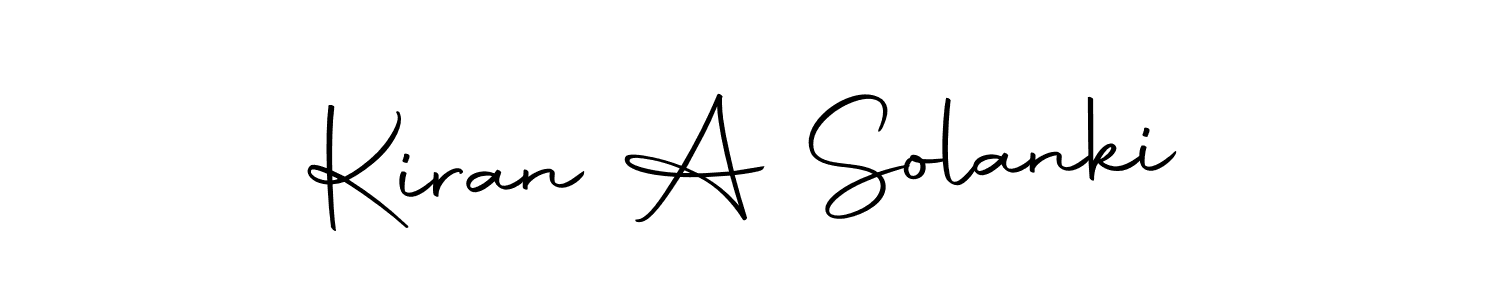 It looks lik you need a new signature style for name Kiran A Solanki. Design unique handwritten (Autography-DOLnW) signature with our free signature maker in just a few clicks. Kiran A Solanki signature style 10 images and pictures png