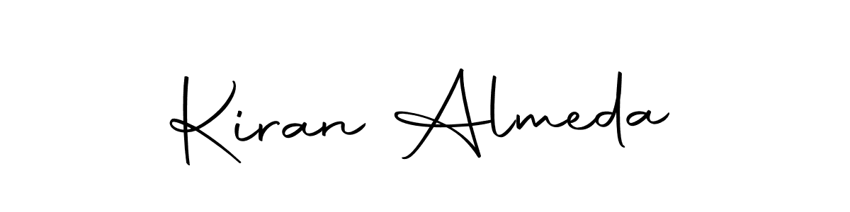 Make a beautiful signature design for name Kiran Almeda. Use this online signature maker to create a handwritten signature for free. Kiran Almeda signature style 10 images and pictures png