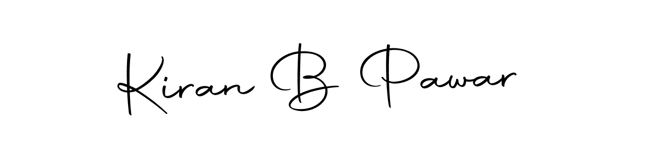 Design your own signature with our free online signature maker. With this signature software, you can create a handwritten (Autography-DOLnW) signature for name Kiran B Pawar. Kiran B Pawar signature style 10 images and pictures png