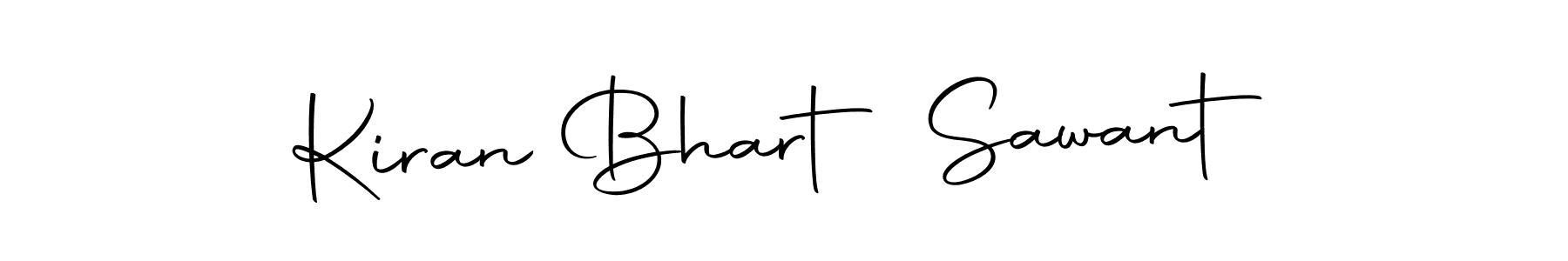 Similarly Autography-DOLnW is the best handwritten signature design. Signature creator online .You can use it as an online autograph creator for name Kiran Bhart Sawant. Kiran Bhart Sawant signature style 10 images and pictures png