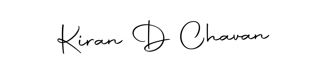 Use a signature maker to create a handwritten signature online. With this signature software, you can design (Autography-DOLnW) your own signature for name Kiran D Chavan. Kiran D Chavan signature style 10 images and pictures png
