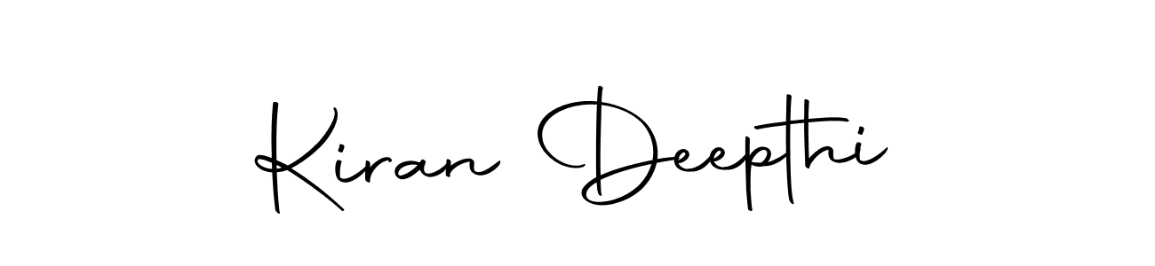 How to make Kiran Deepthi signature? Autography-DOLnW is a professional autograph style. Create handwritten signature for Kiran Deepthi name. Kiran Deepthi signature style 10 images and pictures png