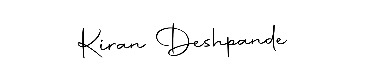 You should practise on your own different ways (Autography-DOLnW) to write your name (Kiran Deshpande) in signature. don't let someone else do it for you. Kiran Deshpande signature style 10 images and pictures png