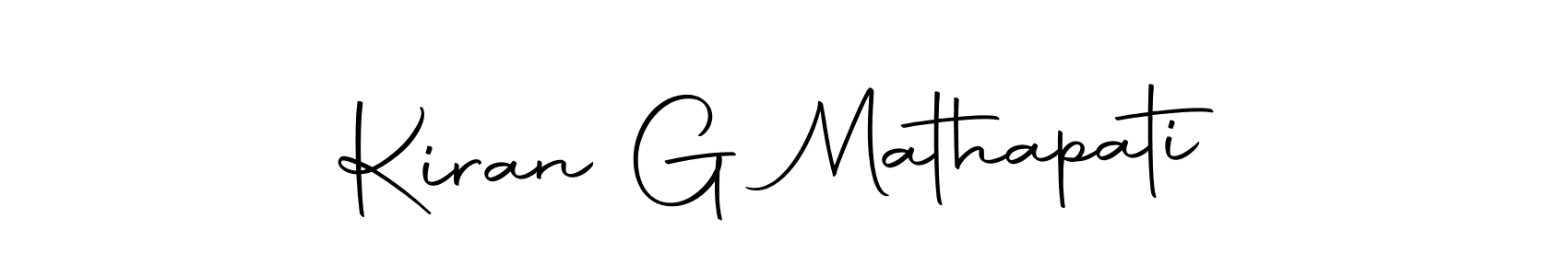 It looks lik you need a new signature style for name Kiran G Mathapati. Design unique handwritten (Autography-DOLnW) signature with our free signature maker in just a few clicks. Kiran G Mathapati signature style 10 images and pictures png