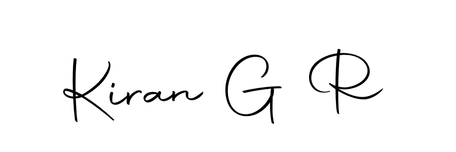 It looks lik you need a new signature style for name Kiran G R. Design unique handwritten (Autography-DOLnW) signature with our free signature maker in just a few clicks. Kiran G R signature style 10 images and pictures png