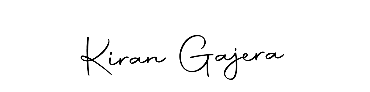Similarly Autography-DOLnW is the best handwritten signature design. Signature creator online .You can use it as an online autograph creator for name Kiran Gajera. Kiran Gajera signature style 10 images and pictures png